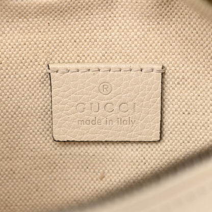Gucci Grained Calfskin Small Logo Belt Bag White 6 of 12