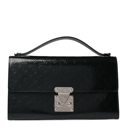 Louis Vuitton Monogram Glace Anouchka Pochette MM Black 1 of 11