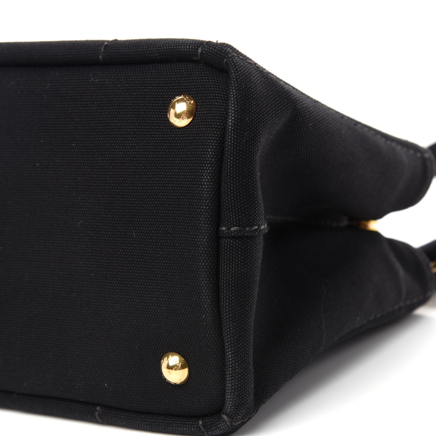 Prada Canapa Small Logo Tote Black 9 of 11