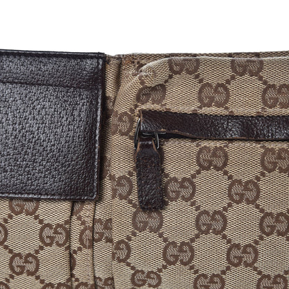 Gucci Monogram Web Belt Bag Dark Brown 11 of 14