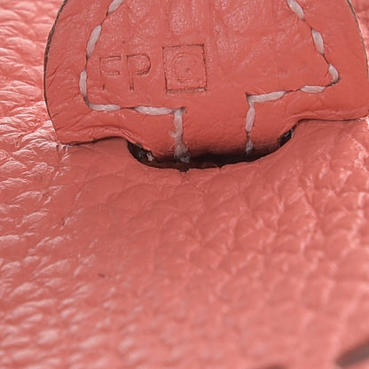 Hermes Taurillon Clemence Amazone Evelyne TPM Crevette Rouge Casaque 7 of 8