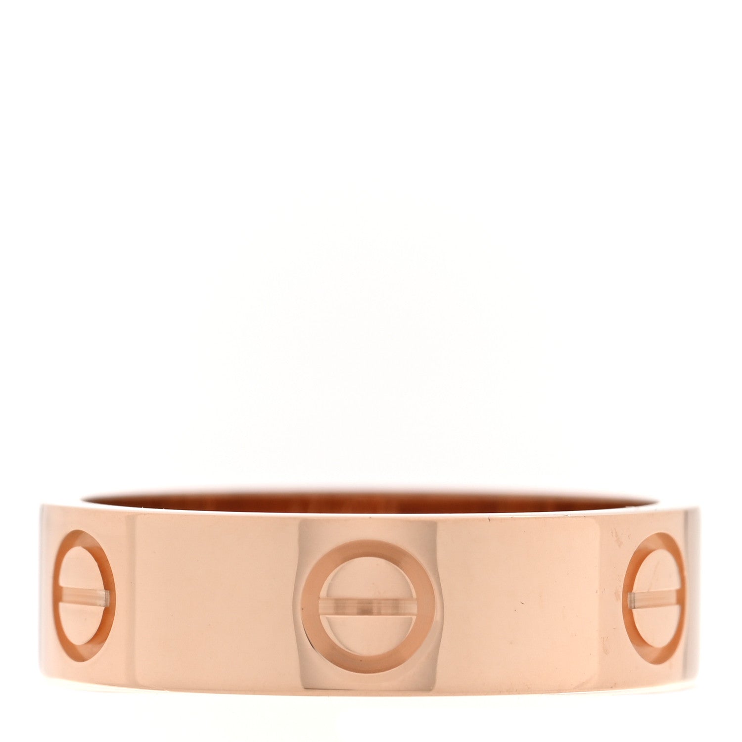 Cartier 18K Pink Gold 5.5mm LOVE Ring 55 7.25 3 of 4