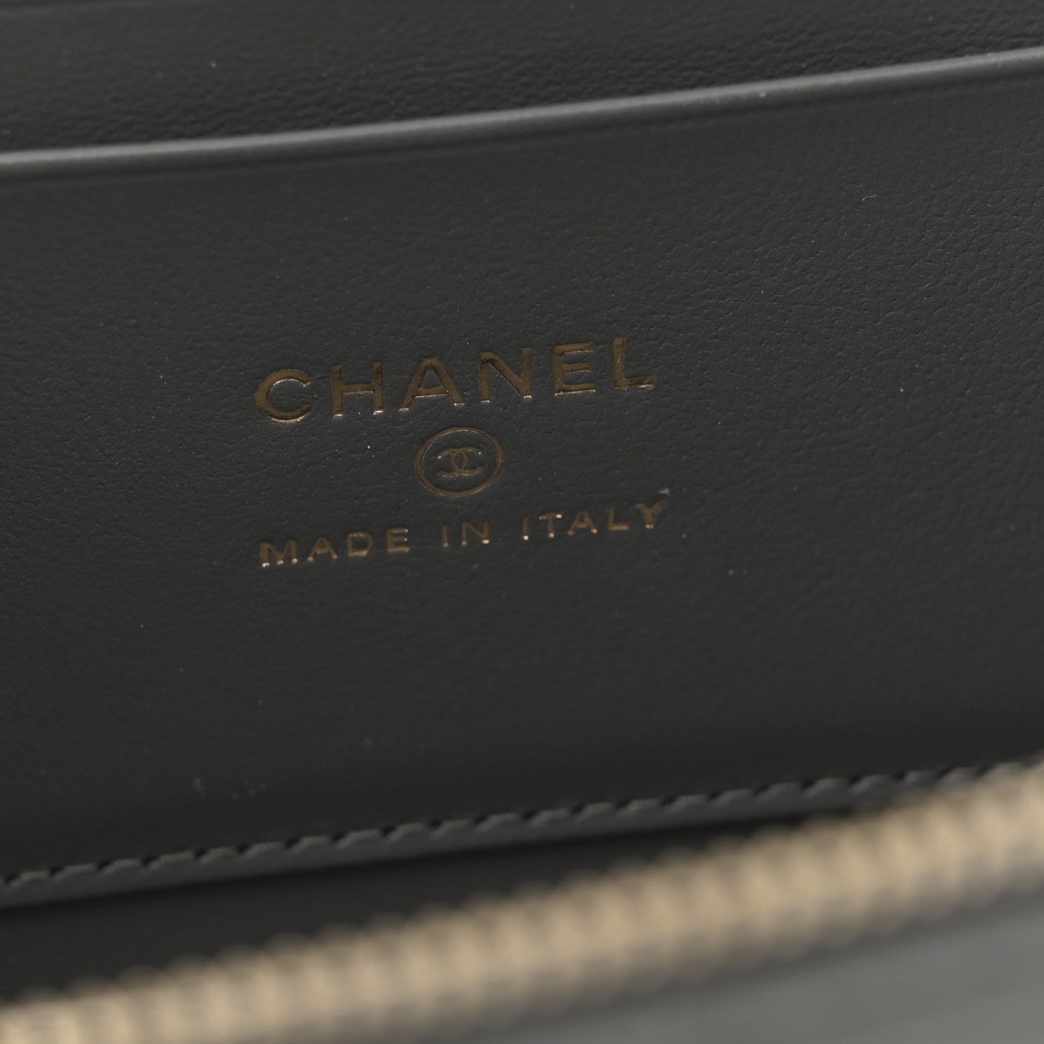 Chanel Lambskin Quilted Small Top Handle Vanity Case With Chain Dark Grey 6 of 11