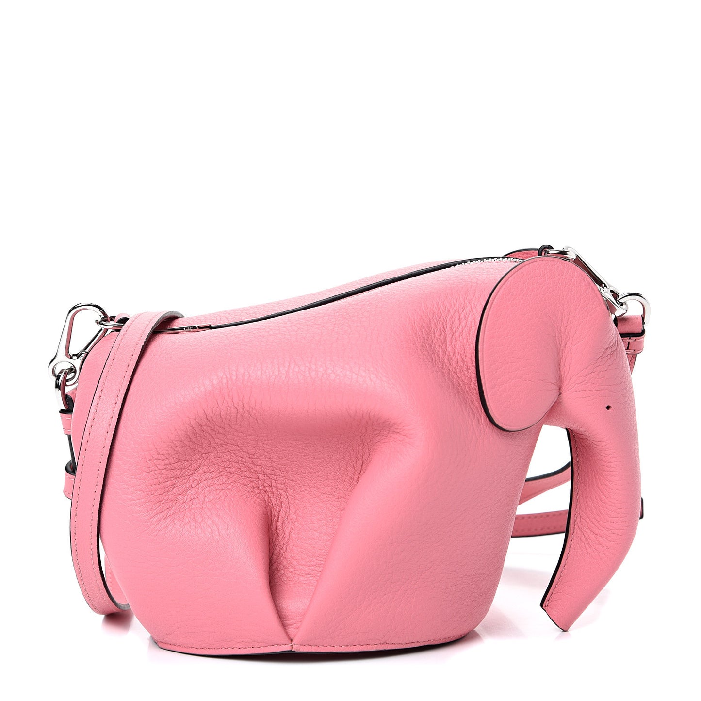 Calfskin Mini Elephant Crossbody Bag Candy