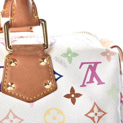 Louis Vuitton Monogram Multicolor Speedy 30 White 16 of 26