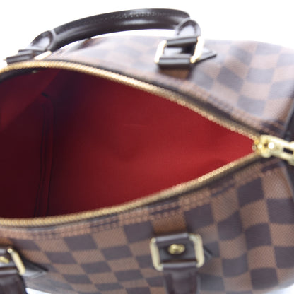 Louis Vuitton Damier Ebene Speedy Bandouliere 25 7 of 9
