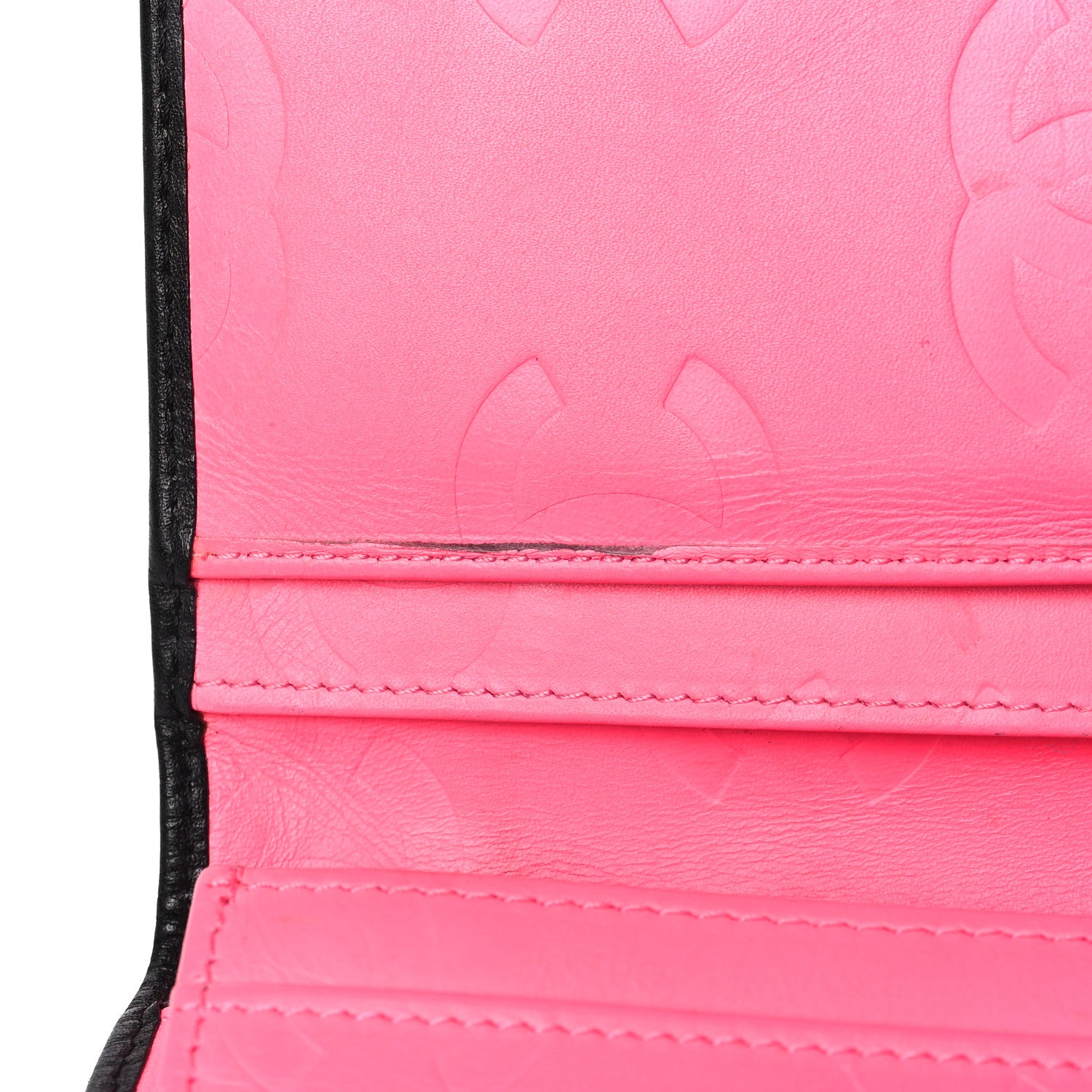 Chanel Calfskin Quilted Cambon Yen Wallet Black 15 of 15