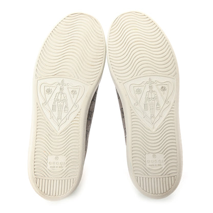 Gucci GG Supreme Monogram Fake/Not Womens Ace Sneakers 38.5 Beige New Shamarock Brown Sugar 5 of 9
