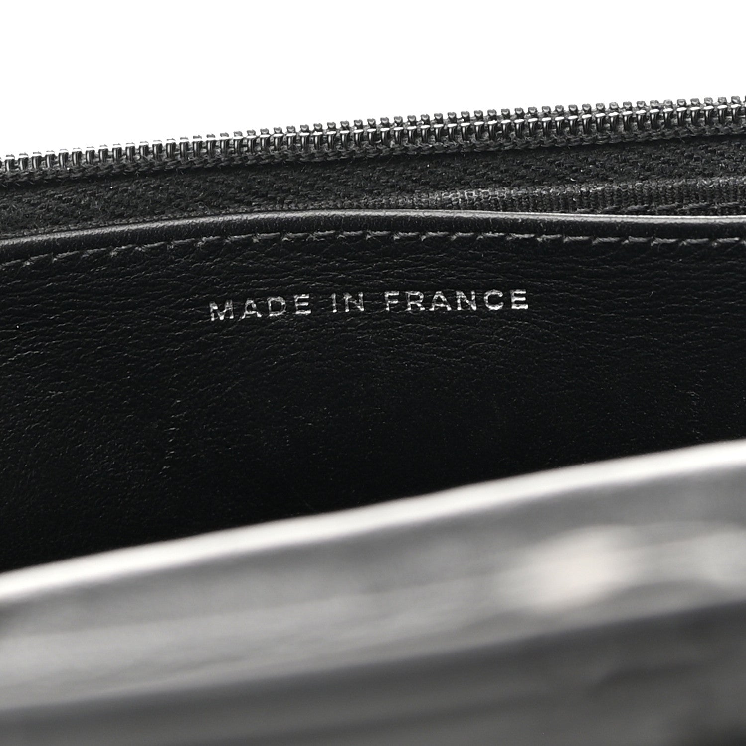 Chanel Patent Quilted Wallet On Chain WOC Black 7 of 11