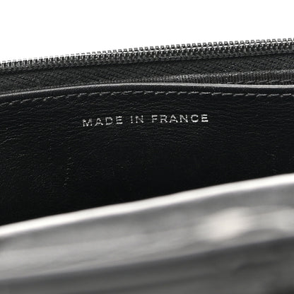 Chanel Patent Quilted Wallet On Chain WOC Black 7 of 11