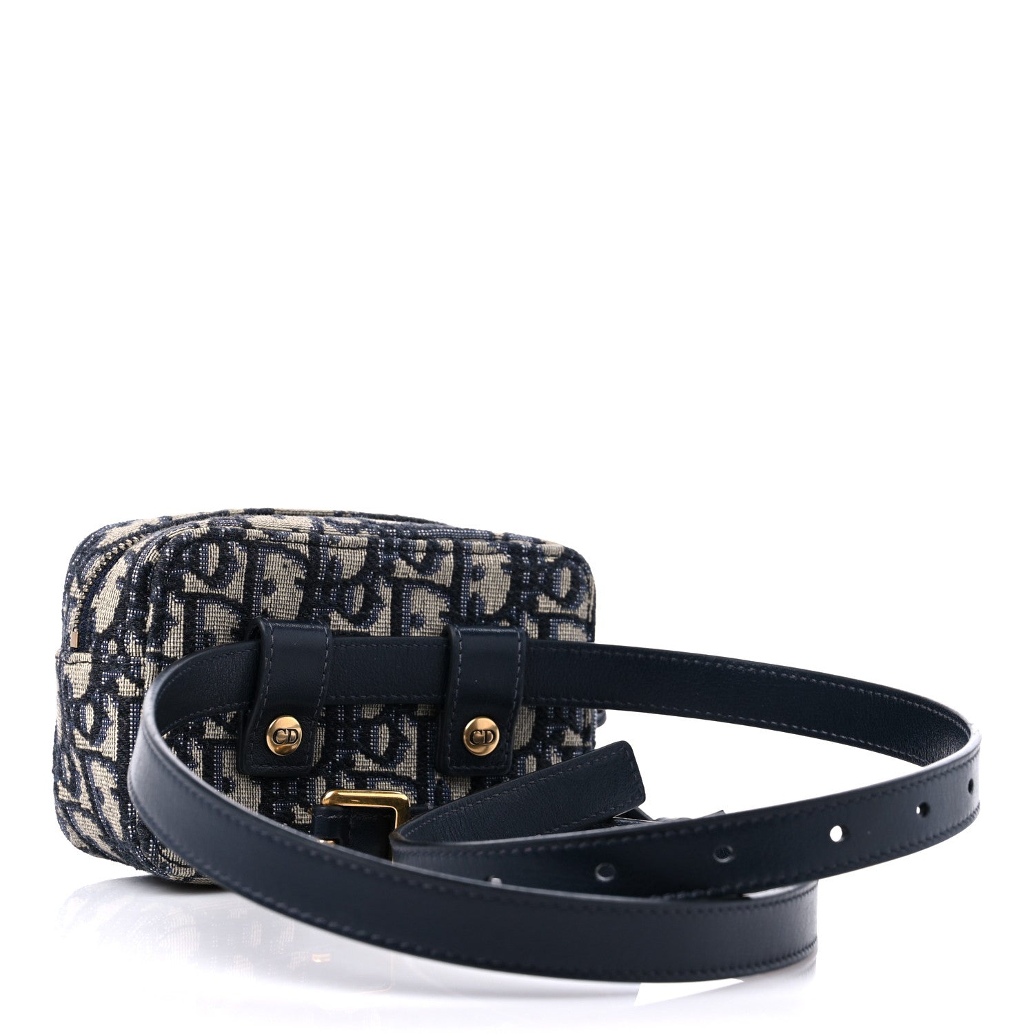 Christian Dior Oblique Belt Pouch Blue 3 of 12