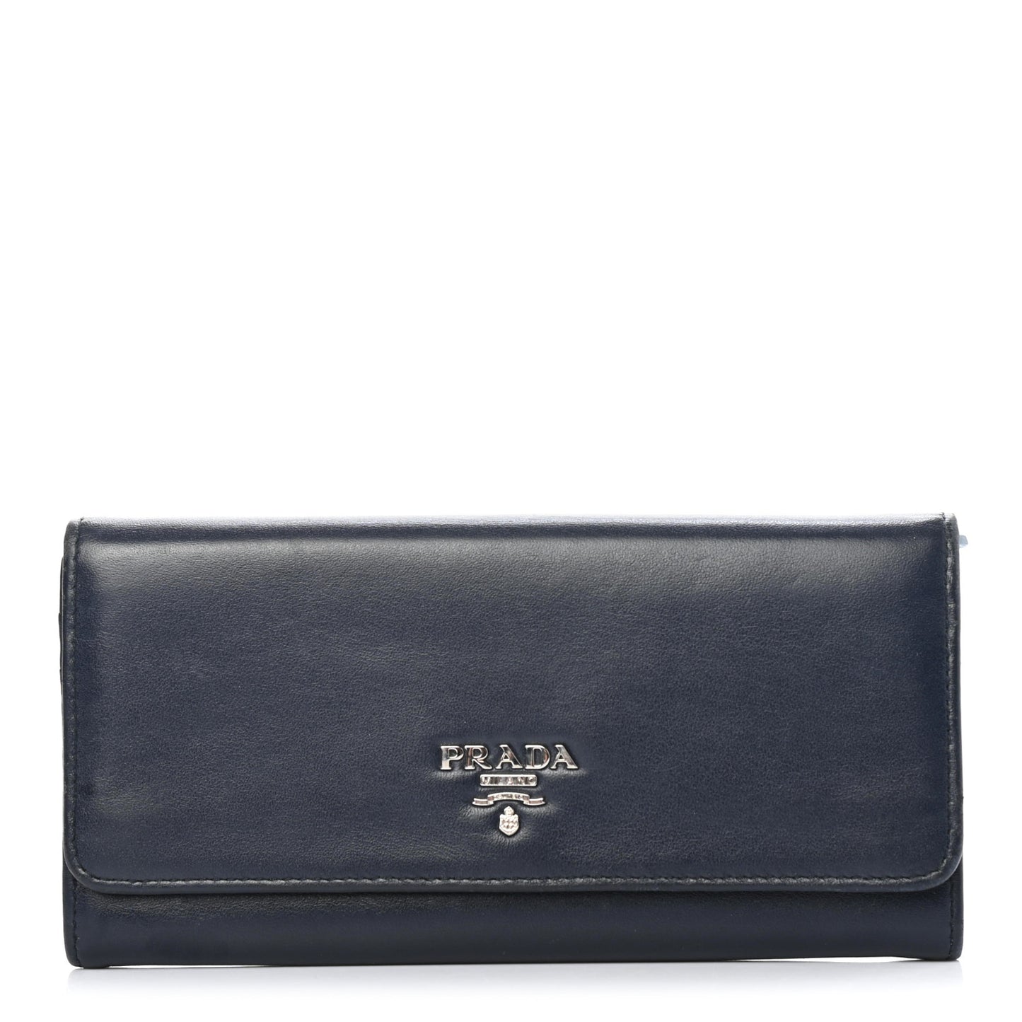 Soft Calf Bi-Color Continental Flap Travel Wallet Baltico Astrale