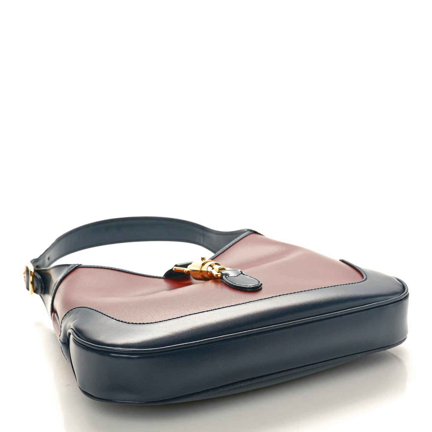 Boarded Dyana Lux Calfskin Bi-Color Small Jackie 1961 Hobo Mineral Red Blue