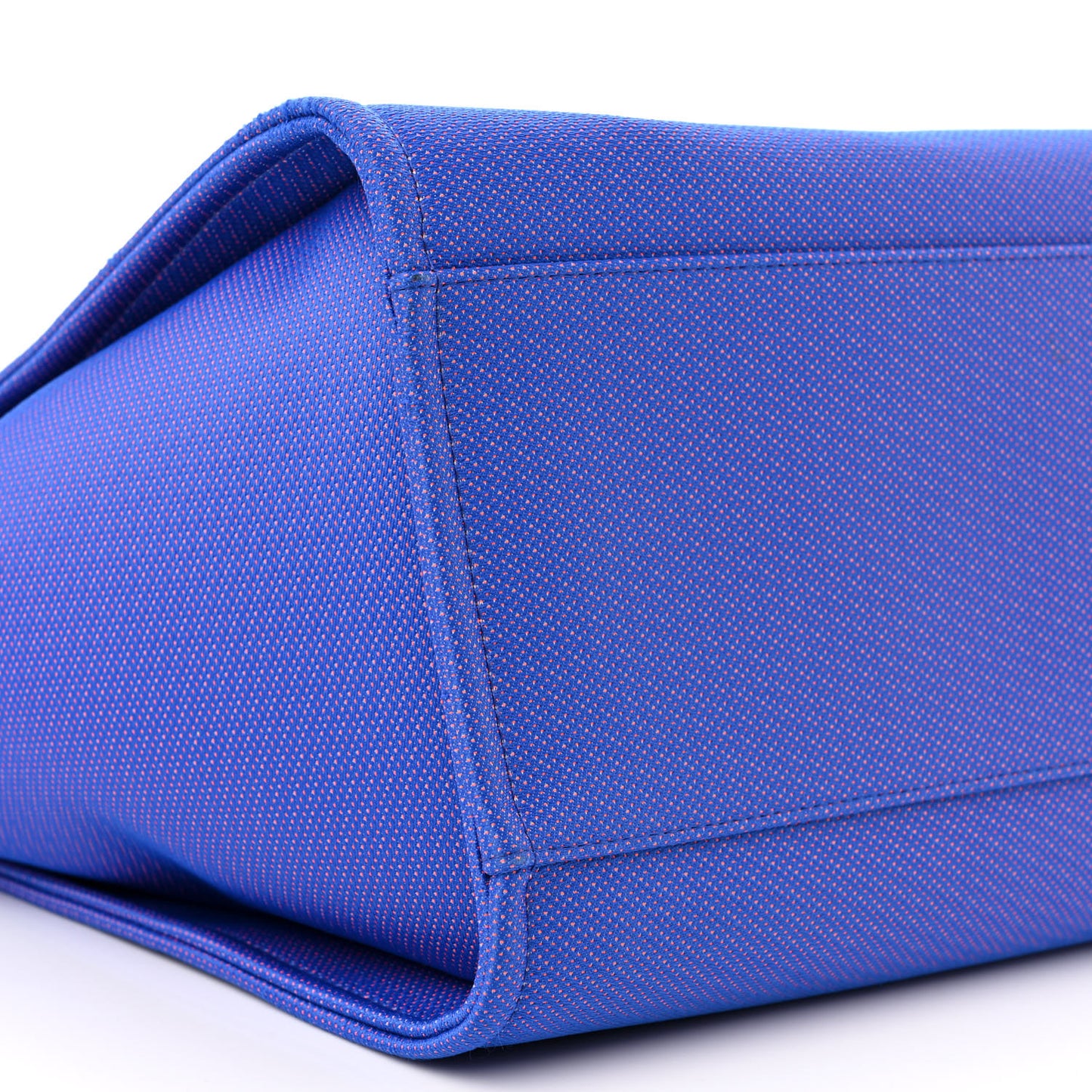 Mixed Fibers Medium Deauville Tote Blue Orange
