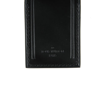 Louis Vuitton Calfskin Luggage Tag Black 3 of 3