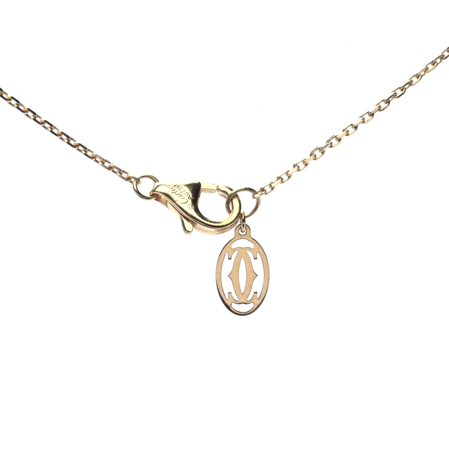 18K Yellow Gold Diamond XS D'Amour Pendant Necklace