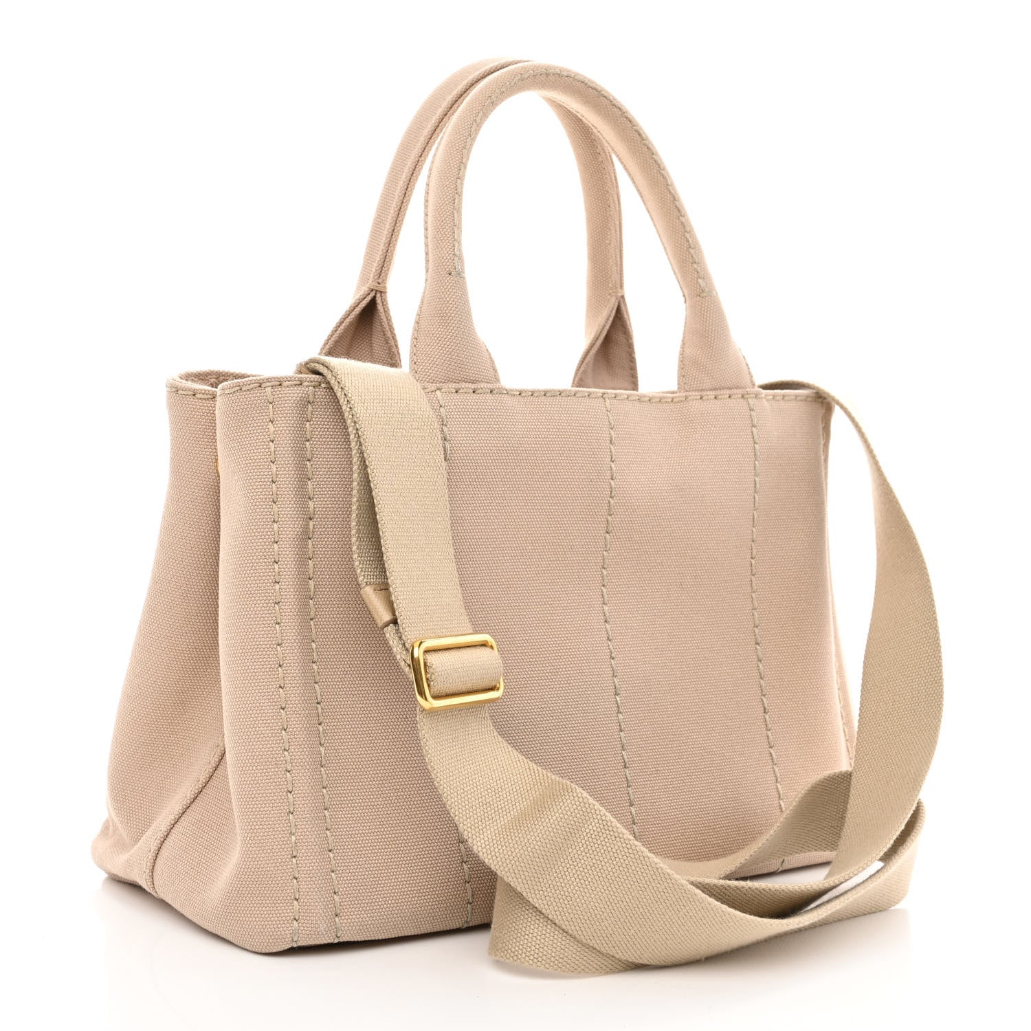 Prada Canapa Small Logo Tote Corda 3 of 11