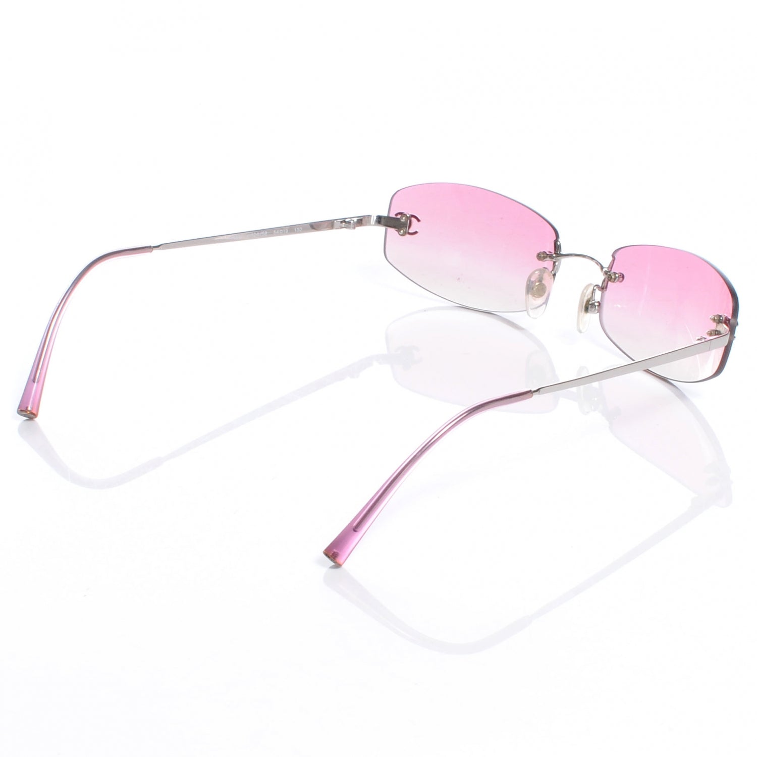 Chanel Frameless Sunglasses 4002 Pink 2 of 5
