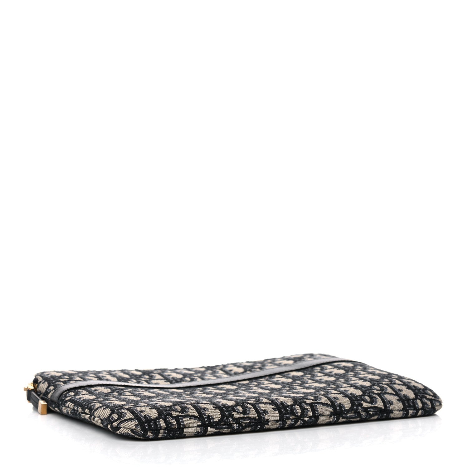 Christian Dior Oblique Pouch Clutch Blue 5 of 10