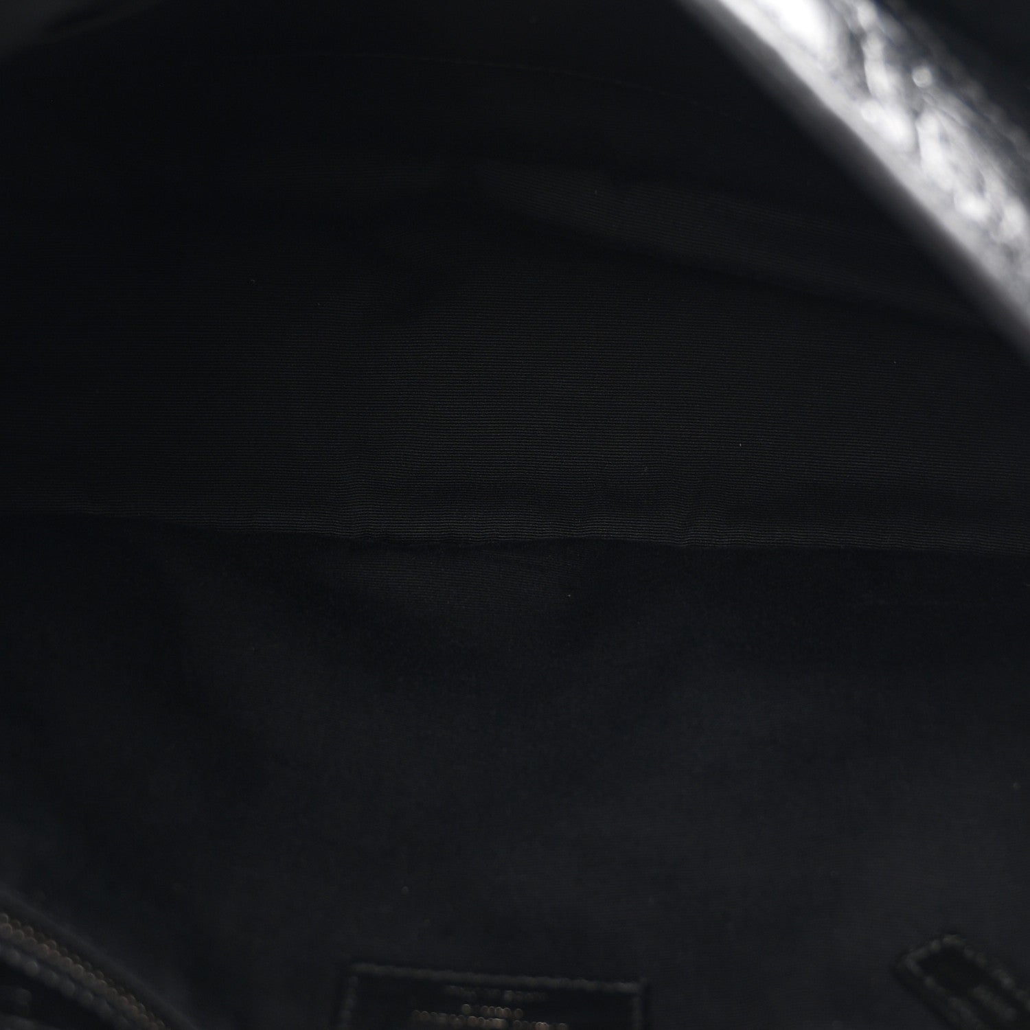 Saint Laurent Crinkled Calfskin Matelasse Monogram Large Niki Chain Satchel Black 5 of 11
