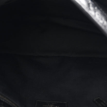 Saint Laurent Crinkled Calfskin Matelasse Monogram Large Niki Chain Satchel Black 5 of 11