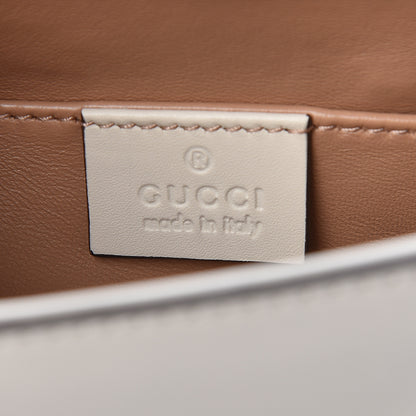 Gucci Nappa Pearl Studded Mini Queen Margaret Broadway Shoulder Bag Mystic White 7 of 11