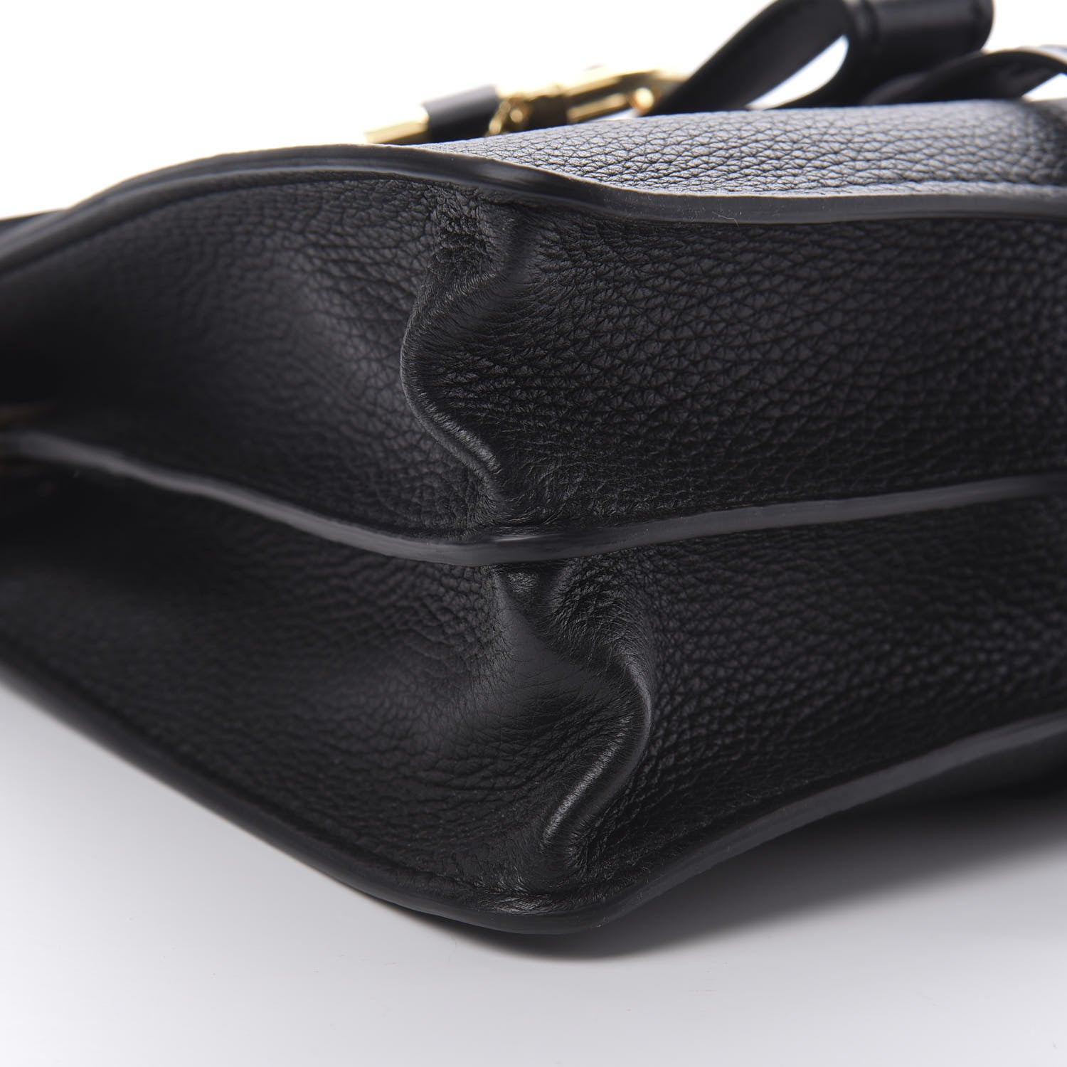 Chloe Grained Calfskin Medium Aby Day Shoulder Bag Black 9 of 10