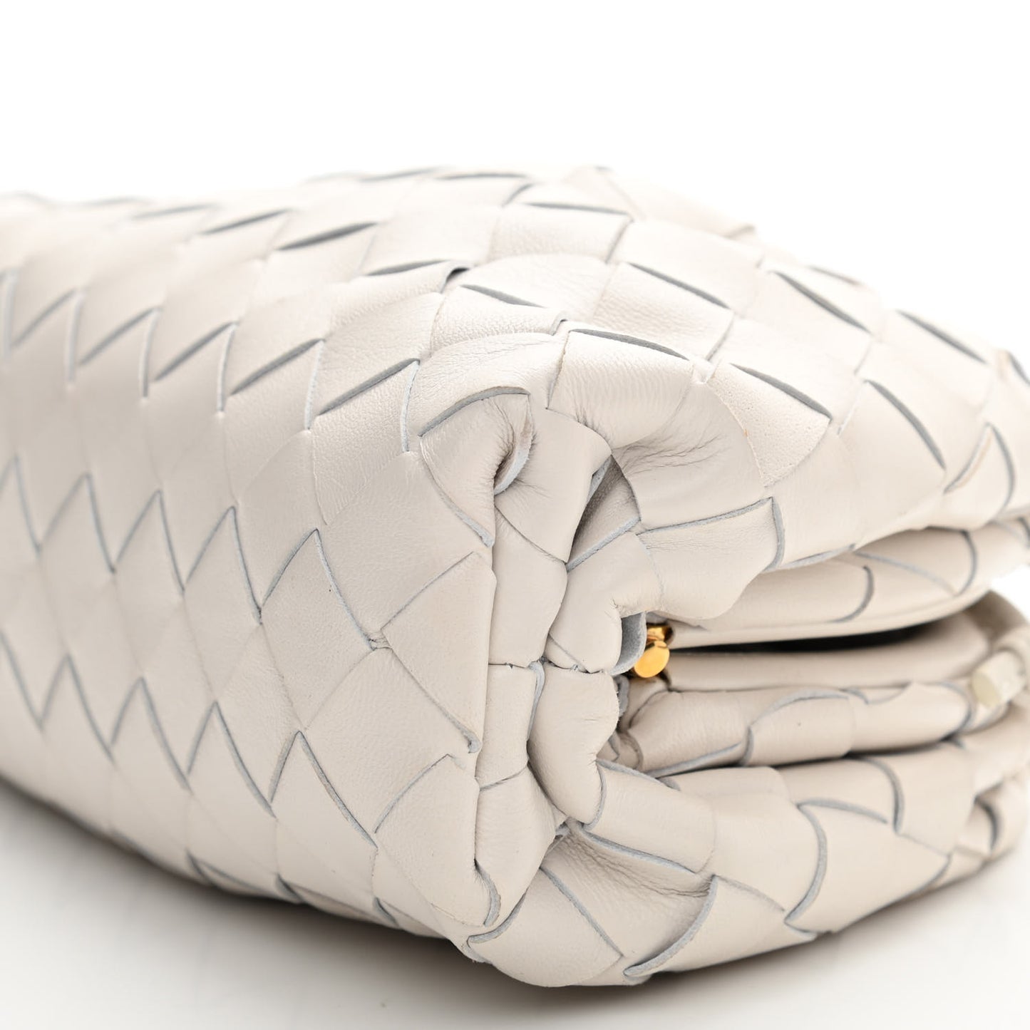 Nappa Intrecciato The Mini Pouch Chalk