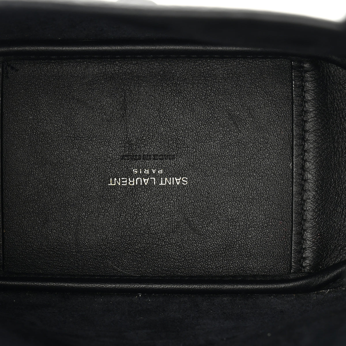Saint Laurent Grained Calfskin Baby Le 5 A 7 Supple Hobo Black 6 of 11