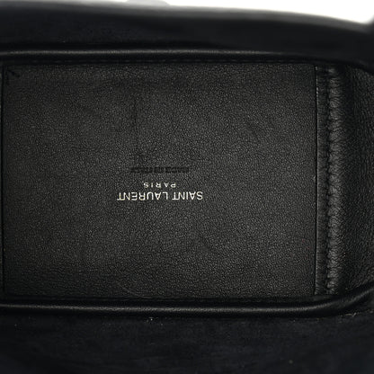 Saint Laurent Grained Calfskin Baby Le 5 A 7 Supple Hobo Black 6 of 11