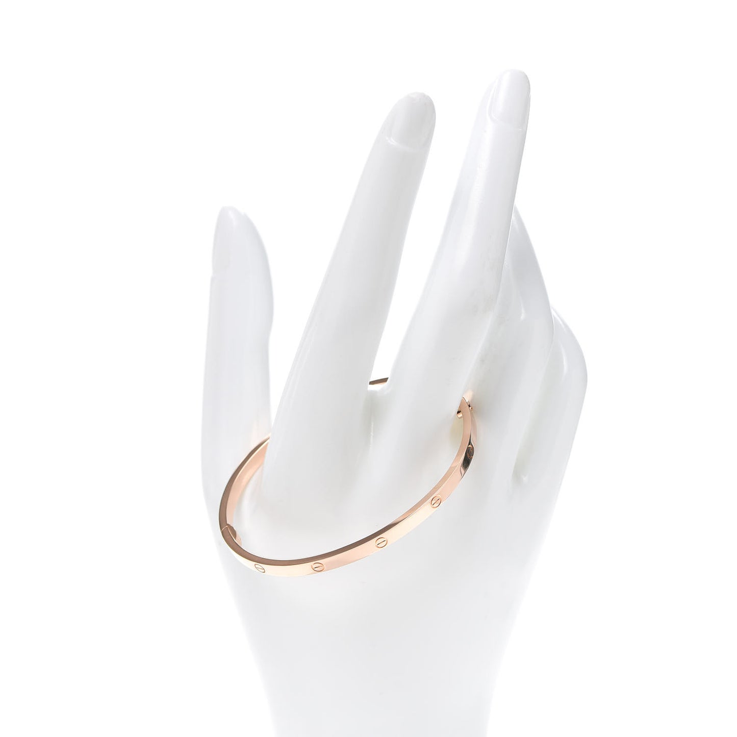 18K Pink Gold Small LOVE Bracelet 17