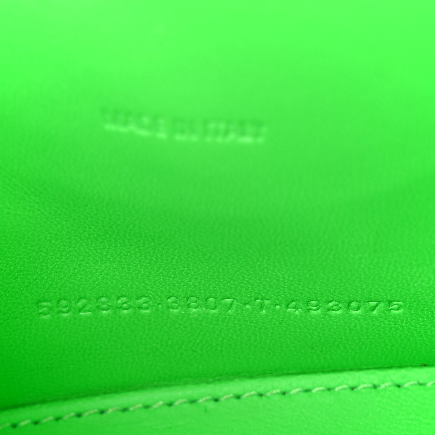 Shiny Box Calfskin Hourglass Top Handle Bag XS Fluo Green