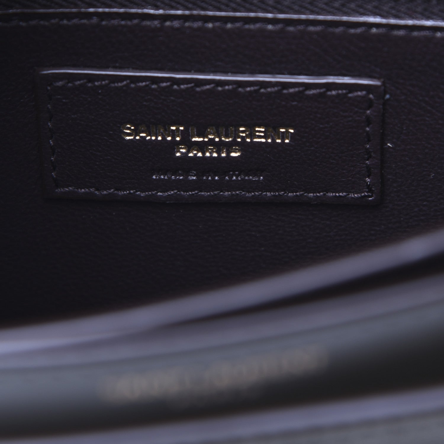 Saint Laurent Smooth Calfskin Suede Monogram Cassandra Clasp Bag Olive Green 8 of 14
