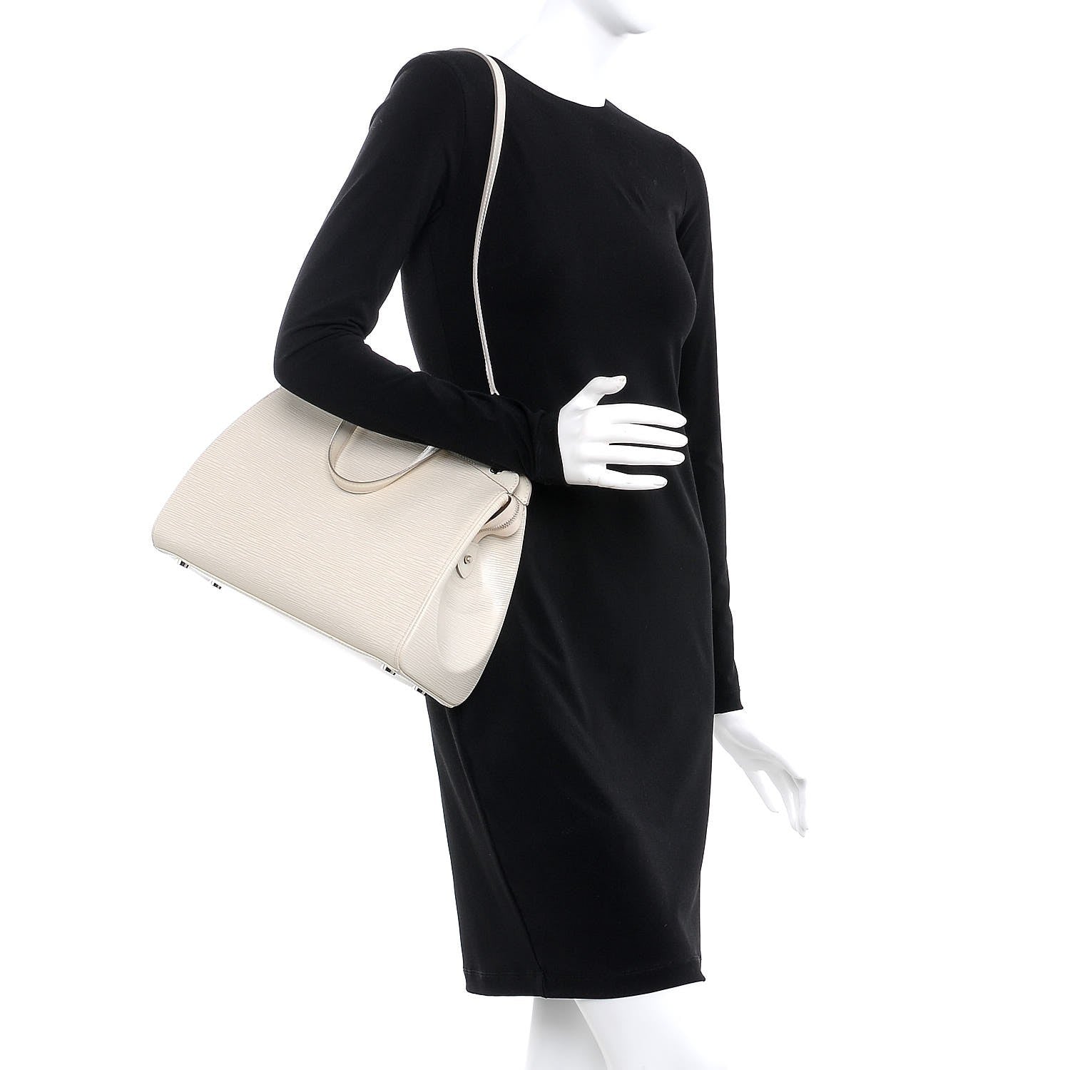Louis Vuitton Epi Brea MM Ivory 2 of 12