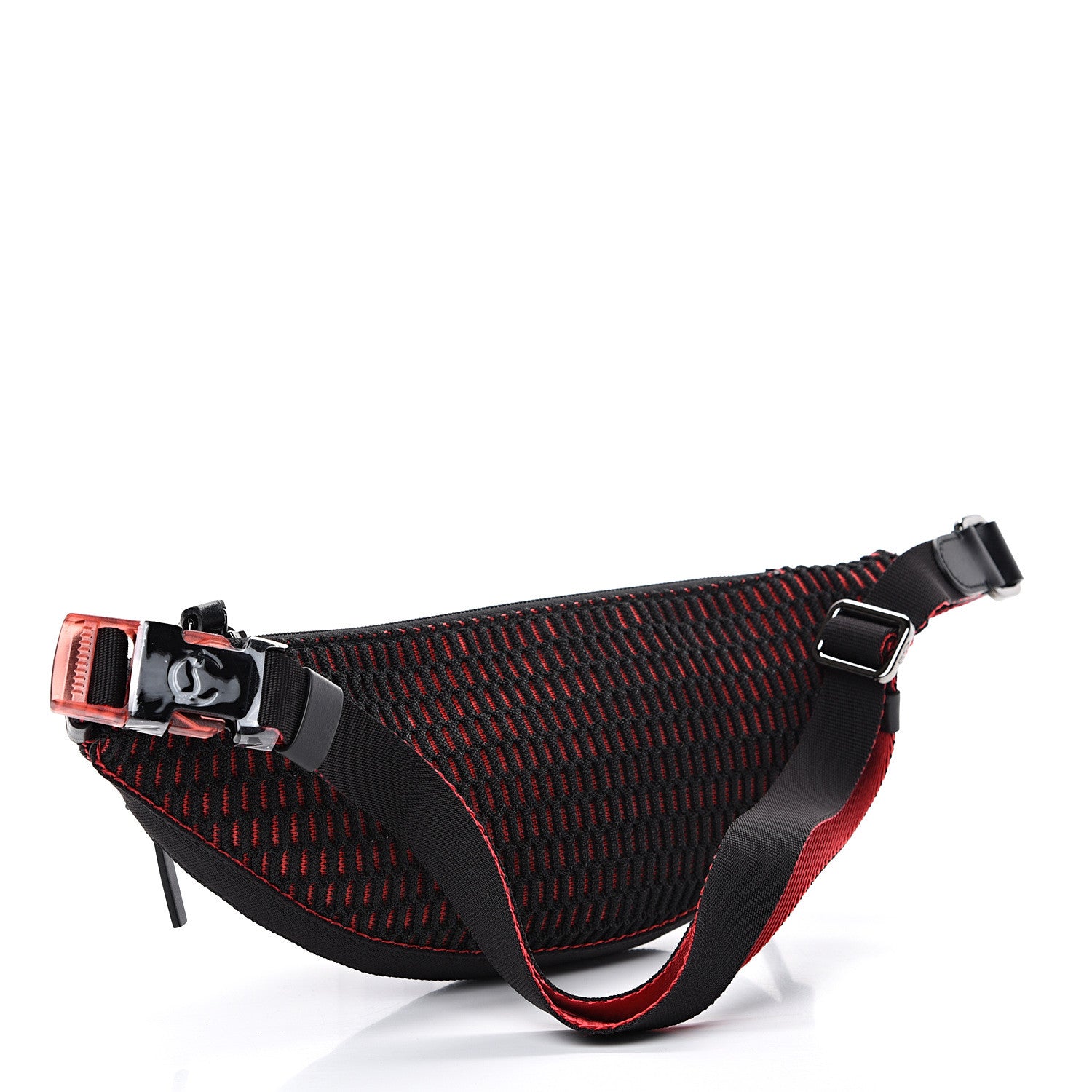 Christian Louboutin Calfskin Paris NYC Belt Bag Black 2 of 10