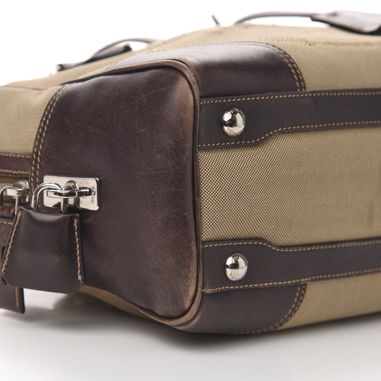 Jacquard Logo Bauletto Corda Bruciato