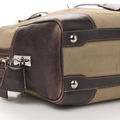 Prada Jacquard Logo Bauletto Corda Bruciato 9 of 12