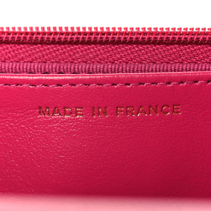 Chanel Caviar Quilted Wallet On Chain WOC Fuchsia 7 of 10