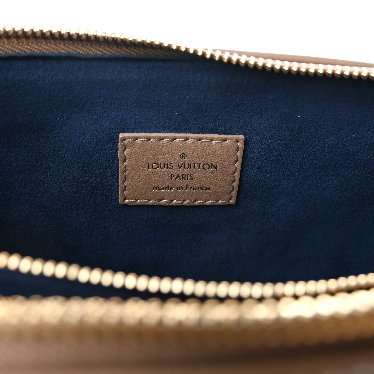 Louis Vuitton Lambskin Embossed Monogram Coussin PM Taupe 8 of 11