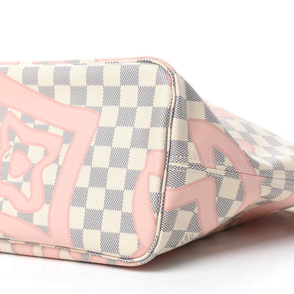 Louis Vuitton Damier Azur Tahitienne Neverfull MM 7 of 11