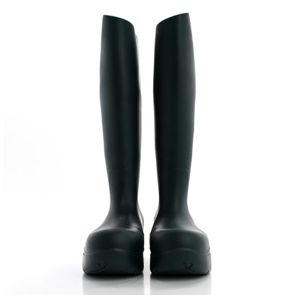 Bottega Veneta Rubber Puddle Knee Boots 36 Mallard 2 of 9