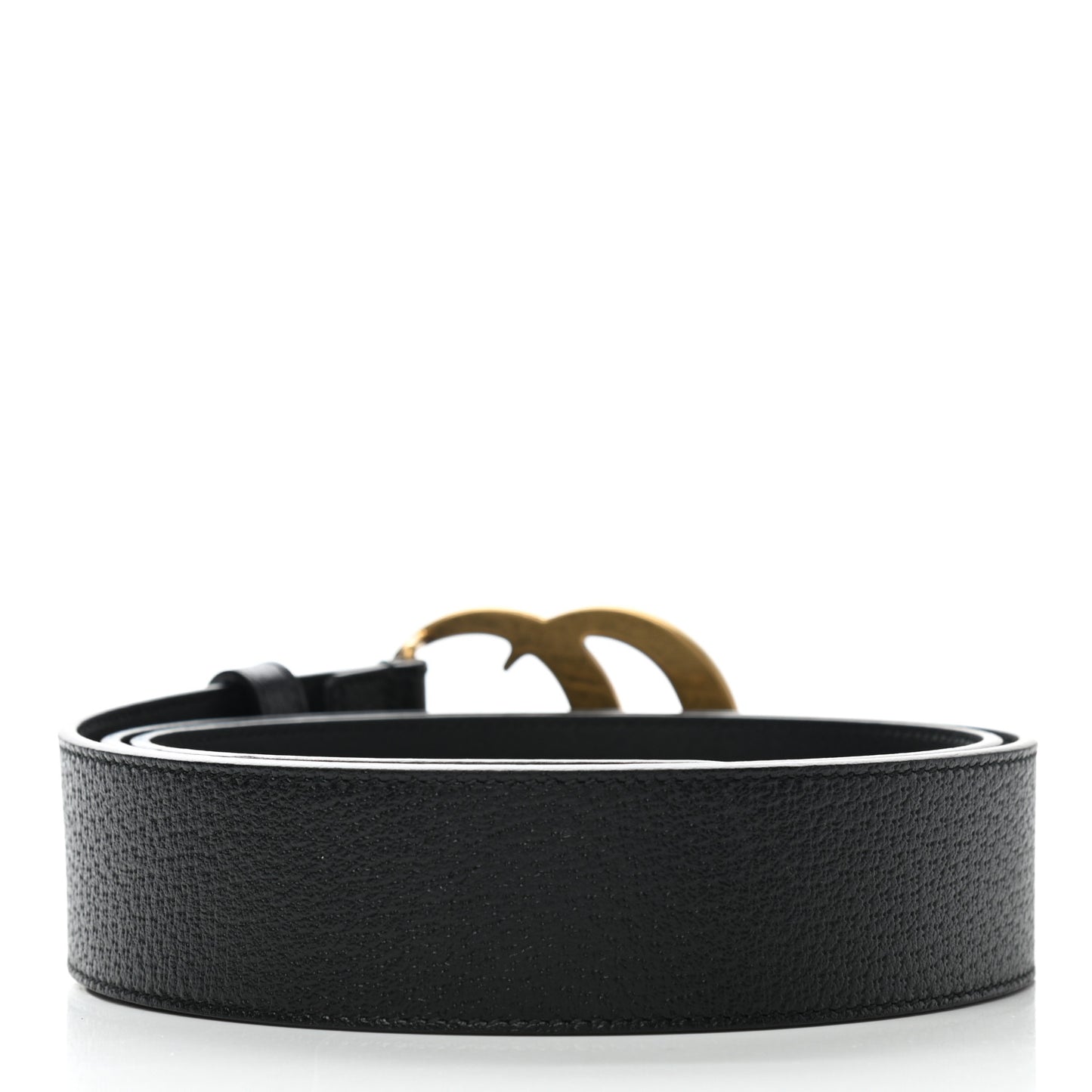 Textured Calfskin Double G 40mm Belt 105 42 Black