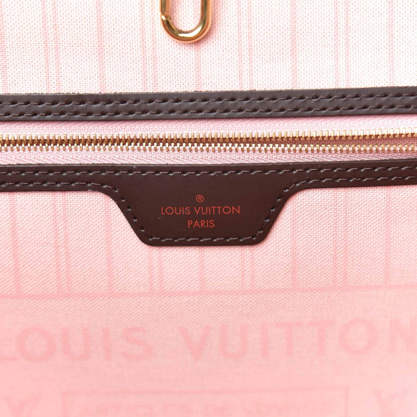 Damier Ebene Neo Neverfull MM Rose Ballerine