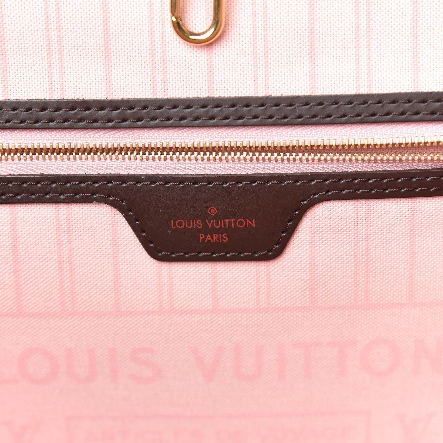Louis Vuitton Damier Ebene Neo Neverfull MM Rose Ballerine 6 of 15