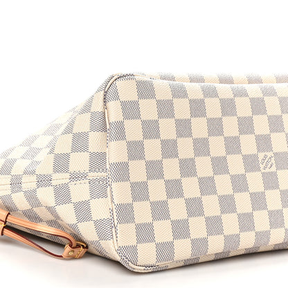 Louis Vuitton Damier Azur Neo Neverfull MM Rose Ballerine 9 of 10
