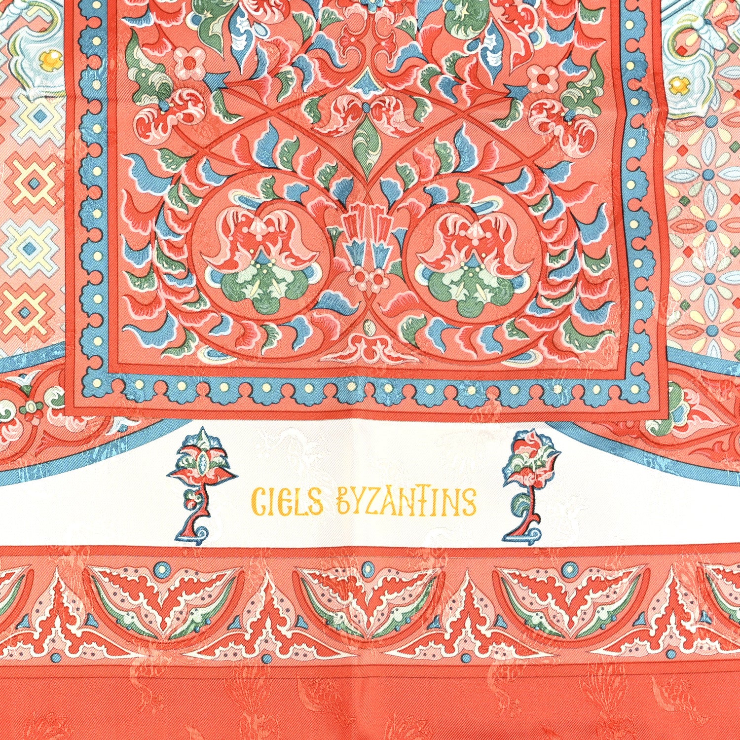 Hermes Silk Ciels Byzantins Scarf 90 2 of 6