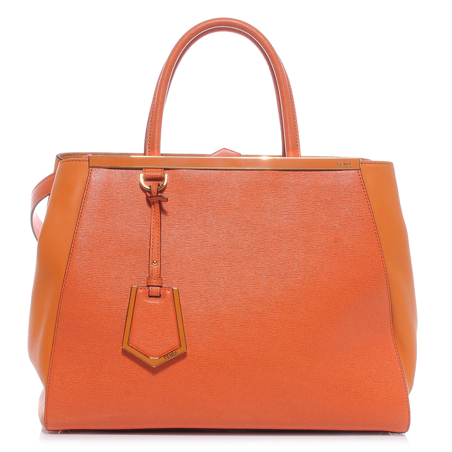 Vitello Elite Regular 2Jours Tote Arancio