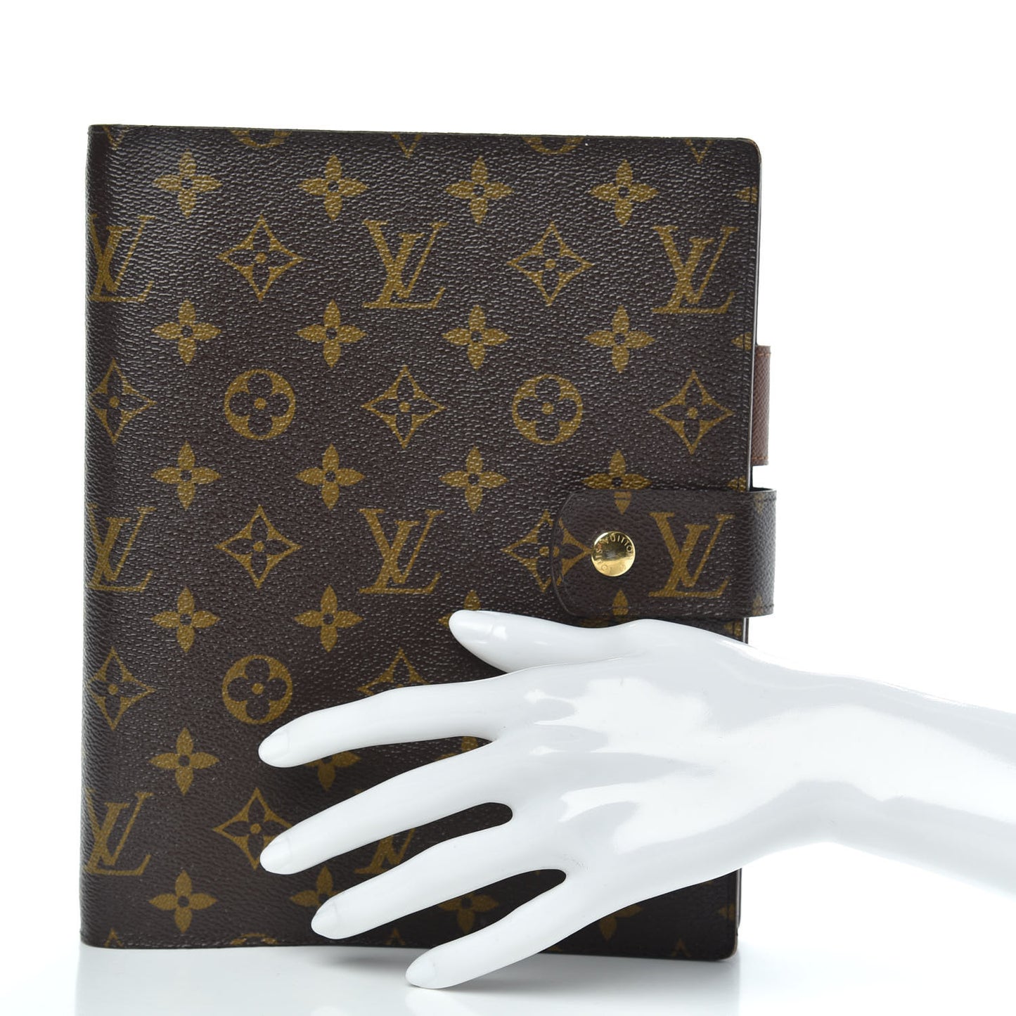 Monogram Large Ring Agenda Cover