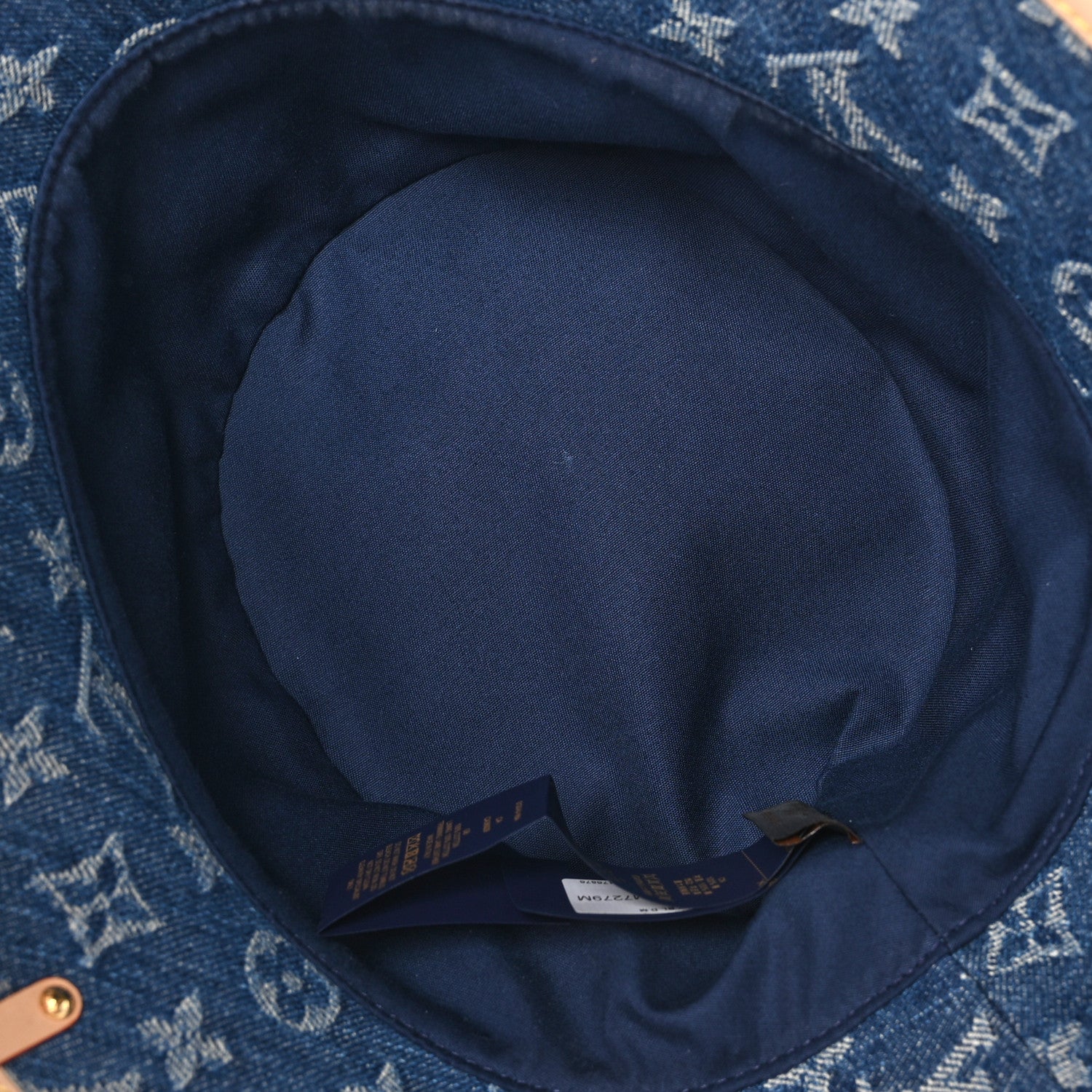 Louis Vuitton Monogram Denim Jacquard LV Remix Bucket Hat Blue 7 of 10