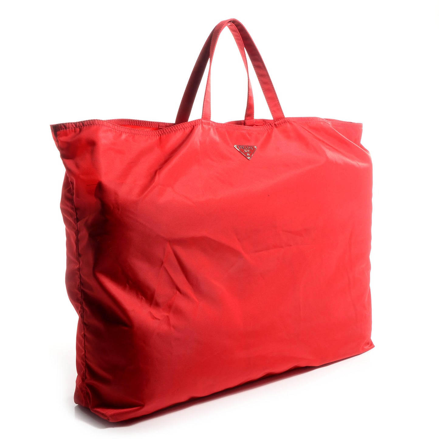 Tessuto Nylon Robot Tote Red